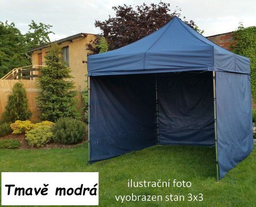 Tradgard PROFI STEEL 57108 Zahradní párty stan 3 x 6 - tmavě modrá