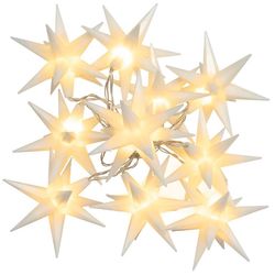 Nexos Vánoční LED hvězdy - teple bílé, 10 LED