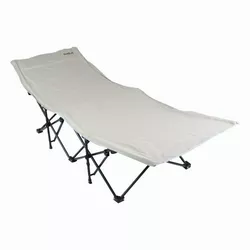 Skládací lehátko, béžová, přenosná taška