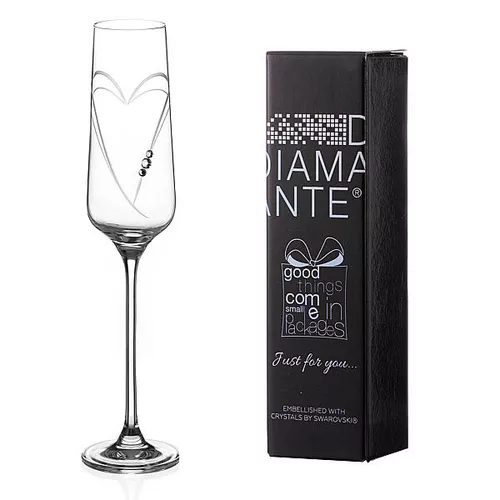 Diamante JFY Hearts flute 190 ml